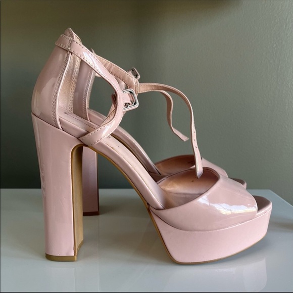 My Beautiful top shop mude pink shoes - Picture 1 of 2